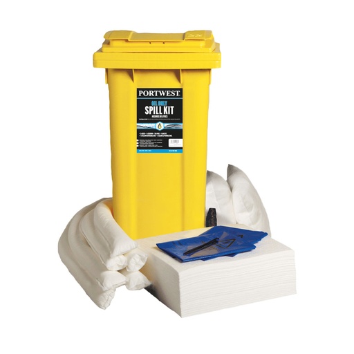 Kit absorbants 120 litres pour hydrocarbures uniquement - SM63