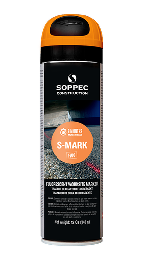 Traceur chantier SOPPEC S-MARK Fluorescent ou blanc