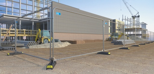 [SCART40] Clôture grillagée arrondie renforcé Securasite® - L3450 x H2000mm