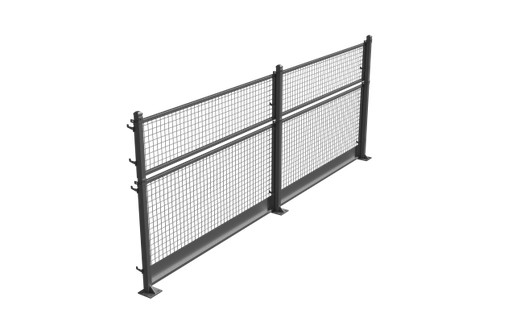 Garde-corps chantier grillagé Adaptapanel - Protection collective