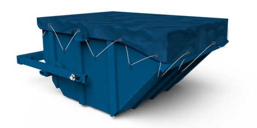 Bâche pour benne, cordon élastique